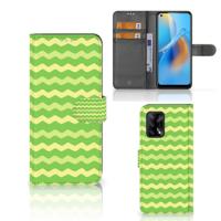 OPPO A74 4G | Telefoon Hoesje | Waves Green