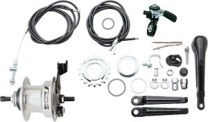 SturmeyArcher Versnellingsnaaf 3 speed sturmey archer summit x-rd3 trommelrem - high polish aluminium