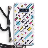 8-bit N°8: Samsung Galaxy S10e Transparant Hoesje met koord