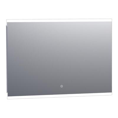 Brauer Jasper Spiegel - Rechthoekig - 100 cm - met Directe LED-Verlichting - Dimbaar - met Touchbediening