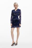 Rok met ruches M. C. Lacroix - BLUE - XS