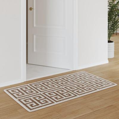 VidaXL Vloerkleed voor binnen buiten laagpolig 80x150 cm meerkleurig