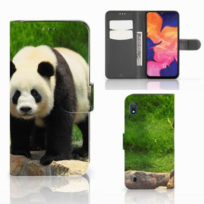 Samsung Galaxy A10 | Telefoonhoesje | Met pasjeshouder | Panda