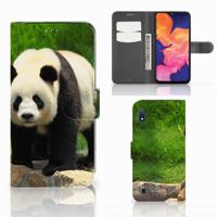 Samsung Galaxy A10 | Telefoonhoesje | Met pasjeshouder | Panda