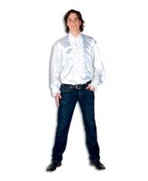 Ruche blouse wit