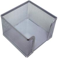 Q-CONNECT memokubus metaal zilver