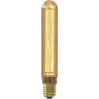 Leen Bakker - LED Vezel Buislamp Dimbaar Goud E27 2.3W - Glas - Goudkleurig - H18.5 Cm