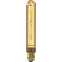 Leen Bakker - LED Vezel Buislamp Dimbaar Goud E27 2.3W - Glas - Goudkleurig - H18.5 Cm
