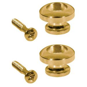 Boston EP-R-G strap button goud, met schroef (2 stuks)