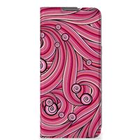 OnePlus Nord CE 2 5G Bookcase Swirl Pink - thumbnail