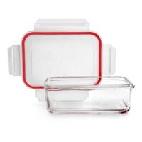 Voedselopslagcontainer Ibili 754709 Borosilicaatglas 900 ml 13,5 x 18,2 x 6,3 cm
