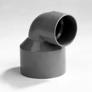 Pvc verloopbocht 90gr.2xlv 75x50mm