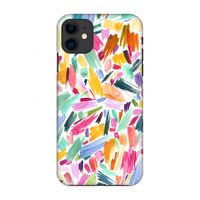 Watercolor Brushstrokes: Volledig geprint iPhone 11 Hoesje