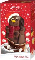 Hamlet chocolade sneeuwman om te smelten met mallows, doos van 65 g