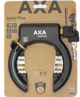 Axa Ringslot solid plus - met spatbordbevestiging - zwart (op kaart)