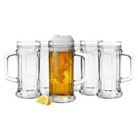 Glasmark Bierglazen - Bierpullen - 6x - 500 ml - glas - Oktoberfest   -