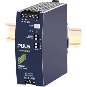 PULS Puls DIN-rail netvoeding 24 V 20 A 480 W Aantal uitgangen: 1 x Inhoud: 1 stuk(s)