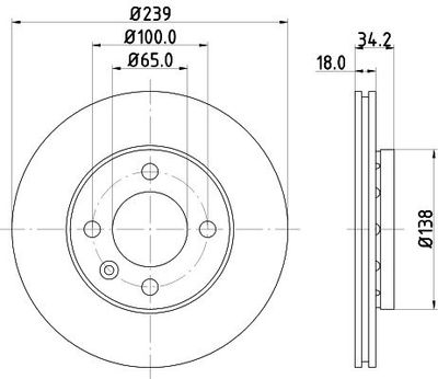 Remschijf 8DD355104211