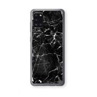 Zwart Marmer 2: Samsung Galaxy A31 Transparant Hoesje