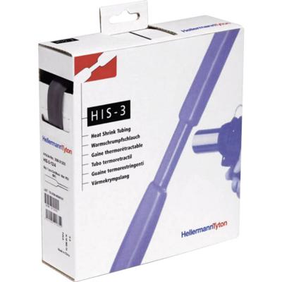 HellermannTyton 308-30900 Krimpkous zonder lijm Zwart 9 mm 3 mm Krimpverhouding:3:1 5 m