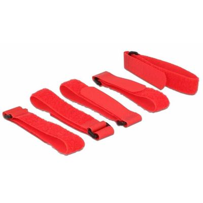 DeLOCK Kabelbinders met klittenband, 5 stuks