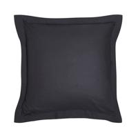 Kussensloop vandaag essentieel - 63 x 63+5 cm - 100% une katoen - houtskool
