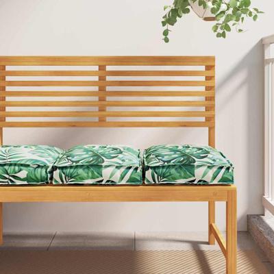 Palletkussen voor zitting 2 pcs Bladpatroon 40 x 40 x 8 cm