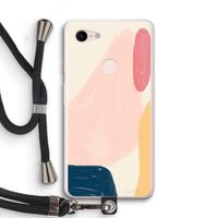 Saturday Flow: Pixel 3 XL Transparant Hoesje met koord