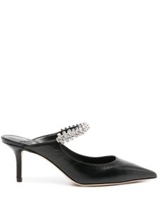 Jimmy Choo mules Bing 70 mm à ornements - Noir