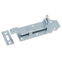 Waelbers Hangslotschuif met bocht 120mm, blauw verzinkt (GV) - 10 Stuk(s) - 1911.05