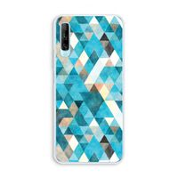 Gekleurde driehoekjes blauw: Huawei P Smart Pro Transparant Hoesje Gekleurde driehoekjes blauw: Huawei P Smart Pro Transparant Hoesje