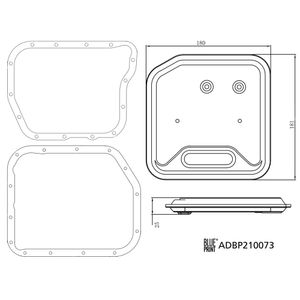 Filterset transmissieolie ADBP210073