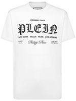 Philipp Plein t-shirt en coton à logo imprimé - Blanc