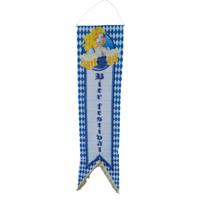 Oktoberfest versiering banner/wimpel vlag 180 cm