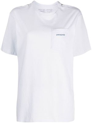 Patagonia t-shirt à poche poitrine - Bleu