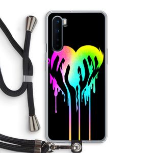 Hold My Heart: OnePlus Nord Transparant Hoesje met koord
