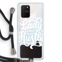 Hustle Lady: Samsung Galaxy S10 Lite Transparant Hoesje met koord