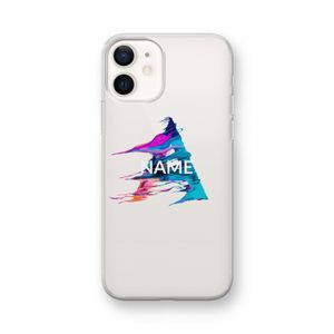 Abstract Spectrum: iPhone 12 mini Transparant Hoesje