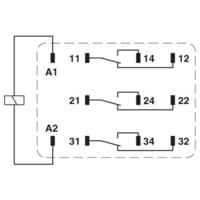 Phoenix Contact REL-PR3- 24AC/3X21 Industrieel relais 1 stuk(s)