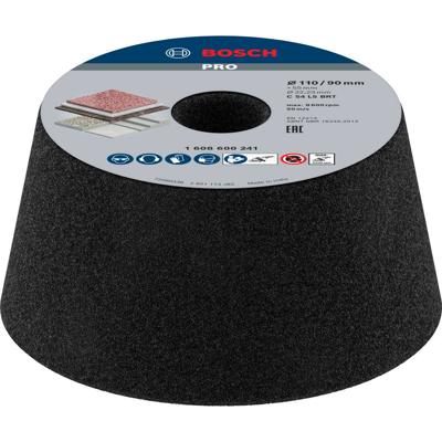 Bosch Accessories 1608600241 Schuurkom, conisch-steen/beton 90 mm, 110 mm, 55 mm, 60 Bosch Power Tools 1 stuk(s)