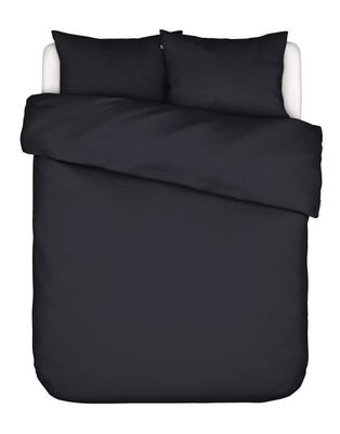 ESSENZA Zeva Flanel Dekbedovertrek Nightblue-1-persoons (140 x 200/220 cm)