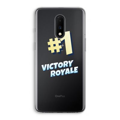 Victory Royale: OnePlus 7 Transparant Hoesje