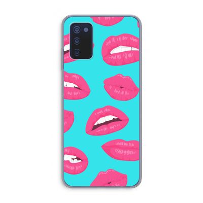 Bite my lip: Samsung Galaxy A03s Transparant Hoesje
