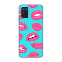 Bite my lip: Samsung Galaxy A03s Transparant Hoesje