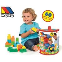 Boot met Bouwblokken Moltó Blocks (60 pcs)