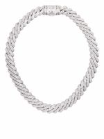 DARKAI collier Prong Pavé - Argent