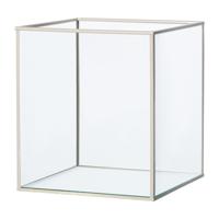 Deco box groot - beige - 20x16x16 cm