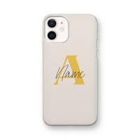Amber Script: iPhone 12 mini Transparant Hoesje