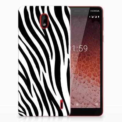 Nokia 1 Plus | TPU Hoesje | Zebra
