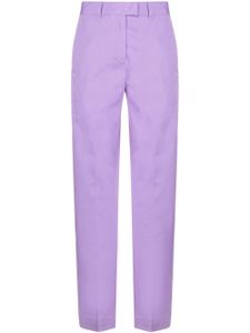 The Attico pantalon droit à taille haute - Violet